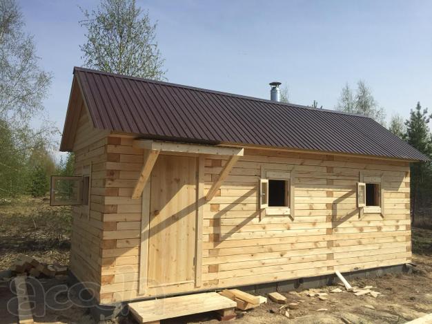 Строительство бань из бруса под ключ в Казани